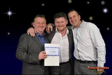 Corporate event photography with greenscreen
