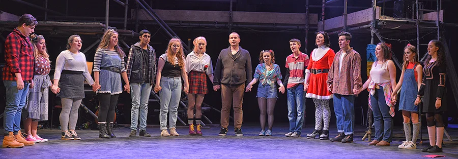 Wing-It Theatre's production of RENT at the Albany Theatre in Coventry