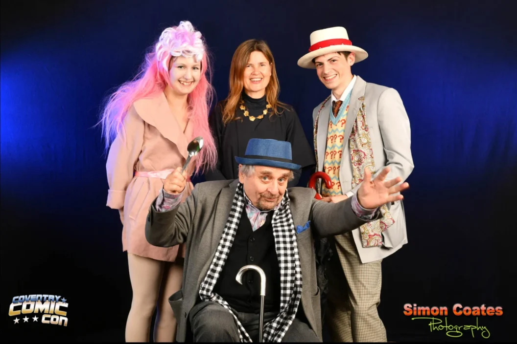 Sylvester McCoy and Sophie Aldred at Coventry Comic Con