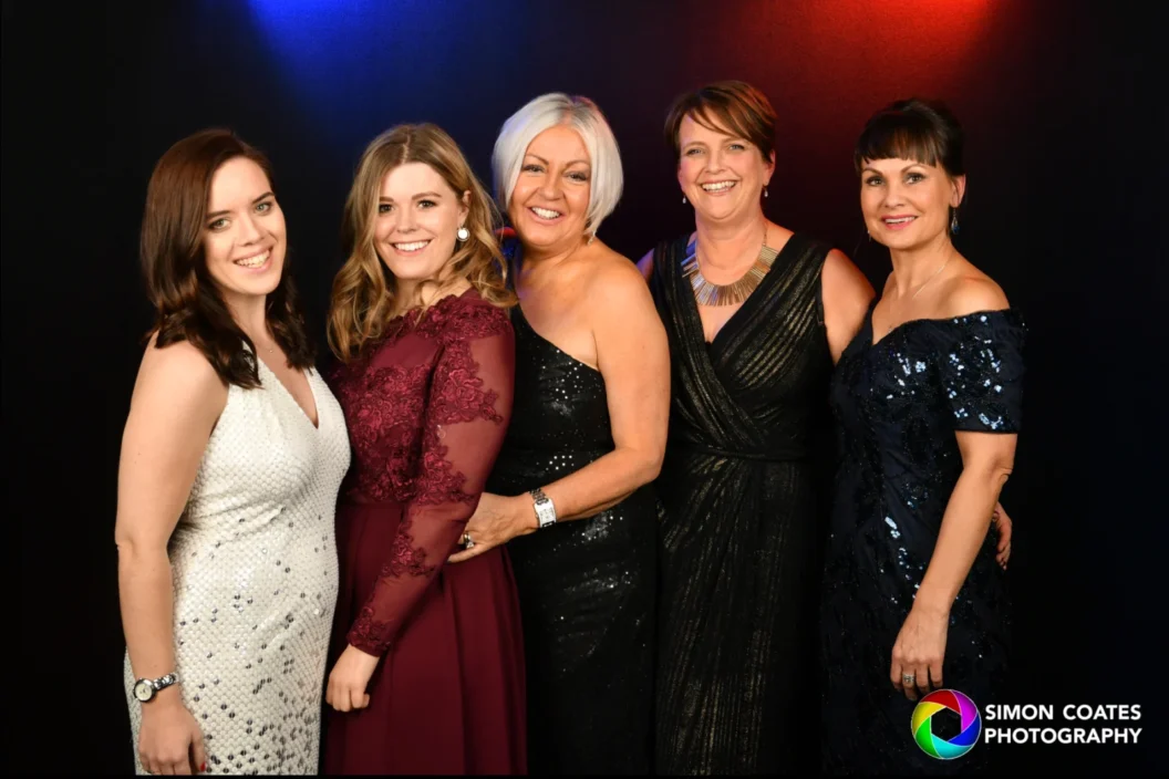 Party goers raising funds