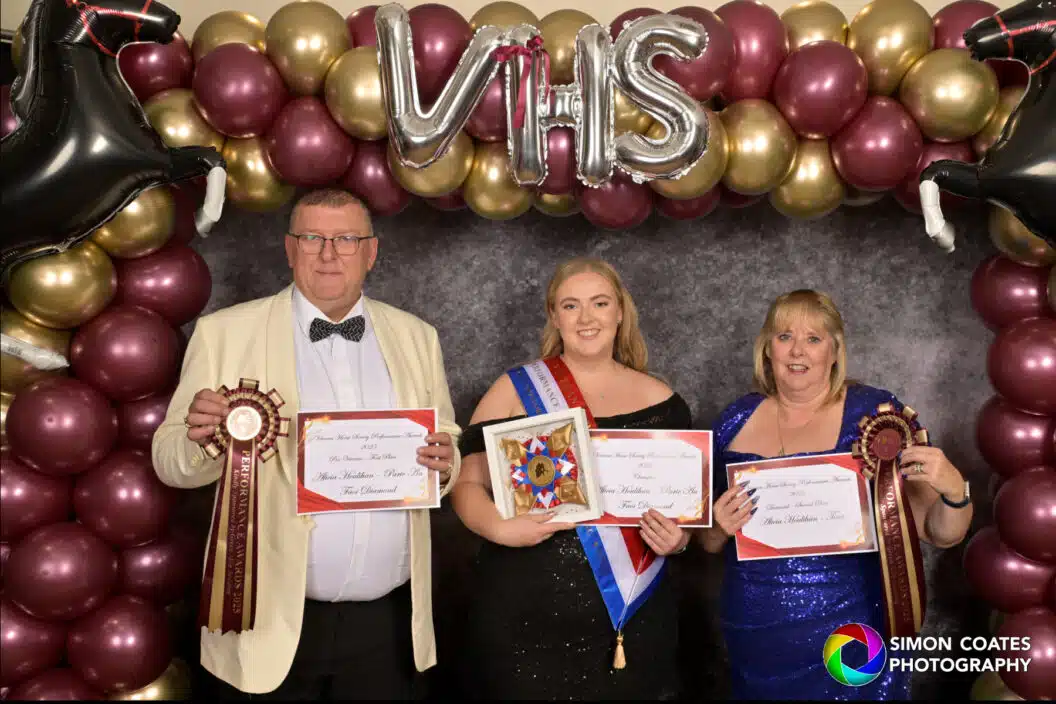 Winners at the VHS awards night